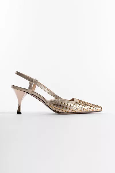 فتح اصبع القدم حادة اصبع القدم حجر منتصف الكعب أحذية نسائية