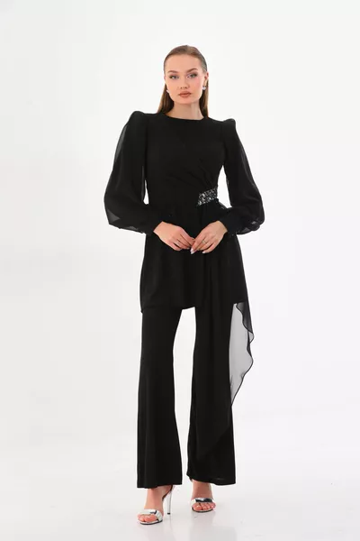  مجموعة مفصلة من الحجر الفضي