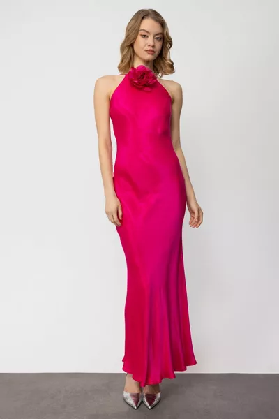 Mi Rose Accessoire-Kleid mit Kordelzug vorne