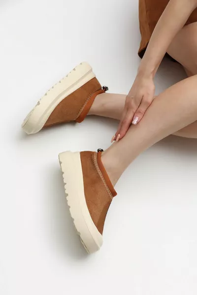 عدم الانزلاق وحيد الشتاء الأوسمي الفراء عارضة نموذج جديد Casuel أحذية رياضية صغيرة - علامة التبويب