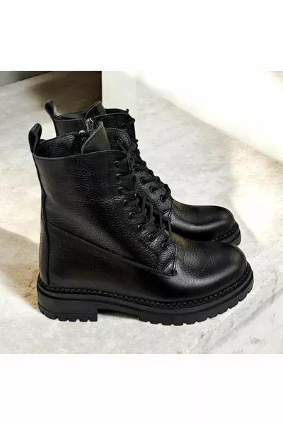 genuine leather postal boots