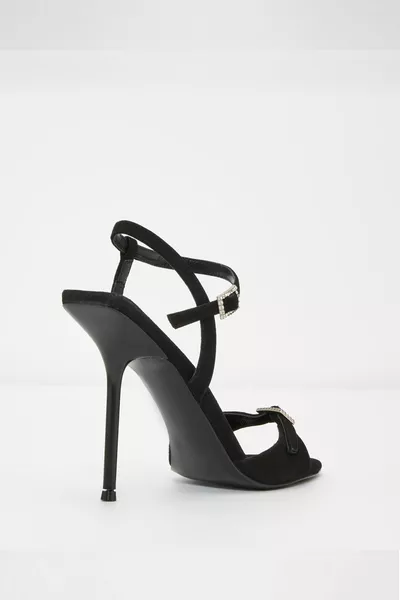 GHERLA-TR - صندل نسائي بكعب عال أسود