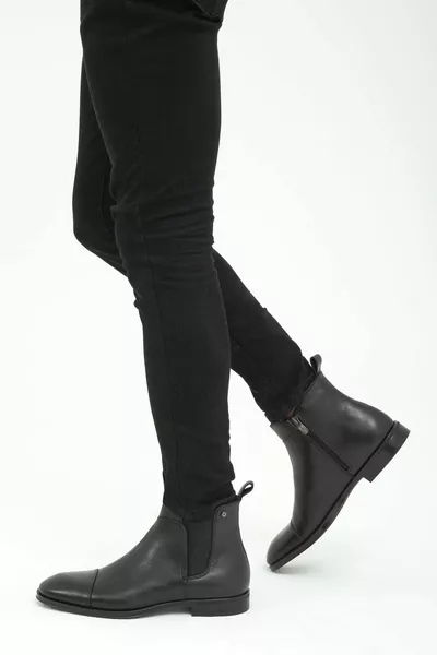 Мъжки ботуши от естествена кожа Челси   Ботуши Erk /