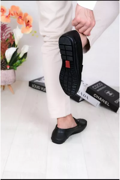 PEARL BRAND ECHT LEDEREN GEL LOAFER