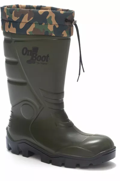 Onboot Korte Stropdas Staal Vrije Koude Waterdichte Antislip Pu Src Laars