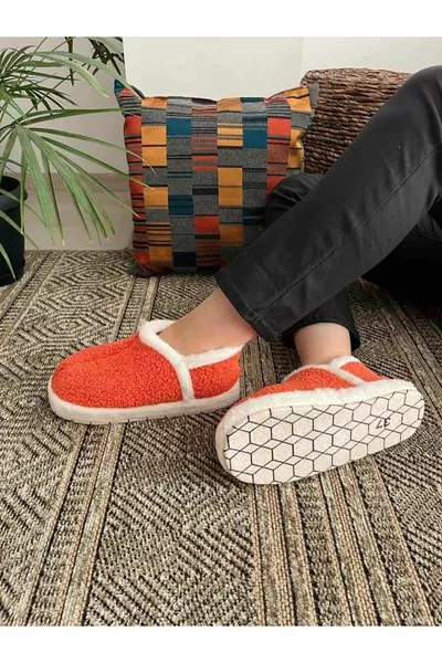 Ultraleichte bequeme Penduf Frauen Home Stiefel Home Schuhe Warm Curly