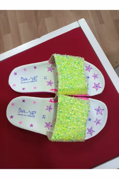 Children's Glitter Slippers