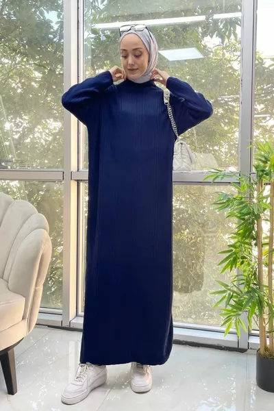 نصف صياد البحرية الأزرق متماسكة اللباس