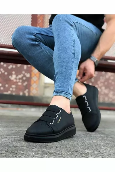  Charcoal Dikke Zool Casual Herenschoenen