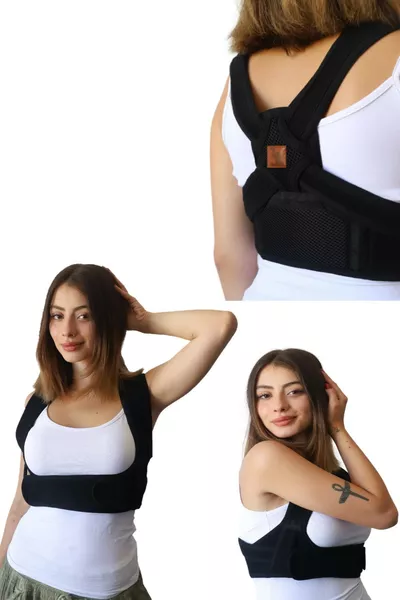 Corset de Maintien Droit Médical Confortable Unisexe, Corset pour le Dos Redresseur pour Femmes et Hommes