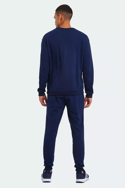 طقم رياضي رجالي أزرق داكن بجيوب من OFFENDER KTN