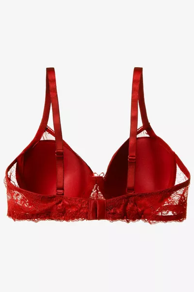 حمالة صدر نسائية بتفاصيل من التُل بدون حشو مع مينيمايزر