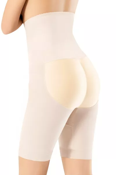 Hoge taille billenverhoger met heupsteun en opvullende pijpzachte korset