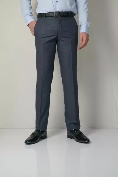 Top Quality Classic Cut Knee-Lined Polyester-Viscose Fabric Pants