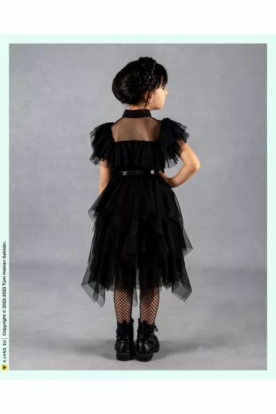 Mercoledì Costume Abito Colore Nero