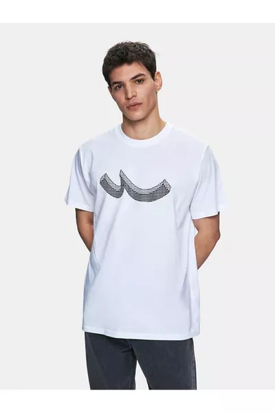 Мъжка тениска Ladasa с кръгло деколте и къс ръкав 