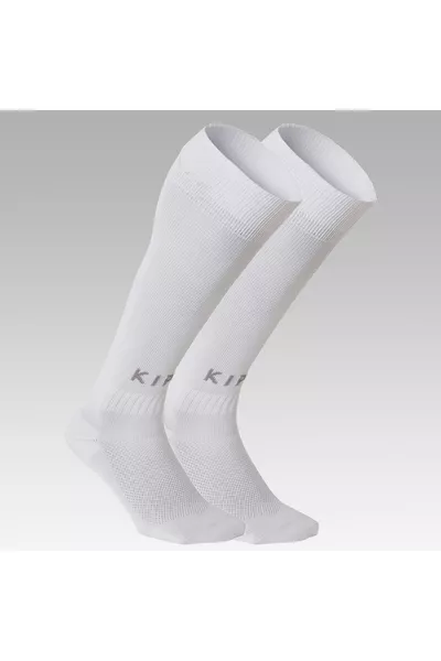 Kipsta Futbol Çorabı / Tozluk / Konç - Yetişkin - Beyaz - Essentiel