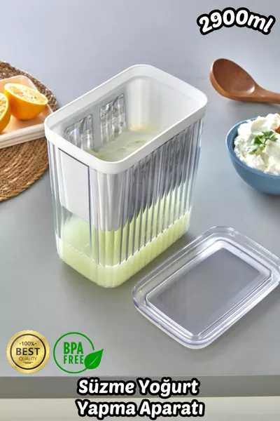 2 Adet ml Yoğurt Süzme Aparatı Evde Süzme Aparatı Peynir Yapmak Artık Kolay