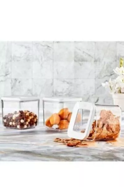 مجموعة أوعية تخزين مفرغة للهواء سعة  مل × 6