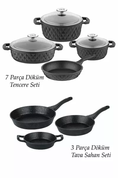 Bella Cast Iron -Piece Cookware Set
