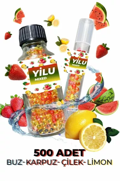 Menthol Ball  Pieces Strawberry, Watermelon, Lemon Mixed with Free Applicator.