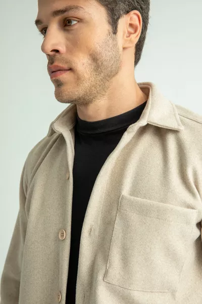 قميص شتوي عادي للرجال