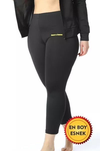 Unisex Thermal Black Long Tights for Exercise