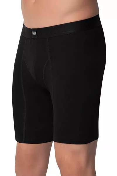 5'li Erkek Uzun Paçalı Likralı Kumaş Boxer