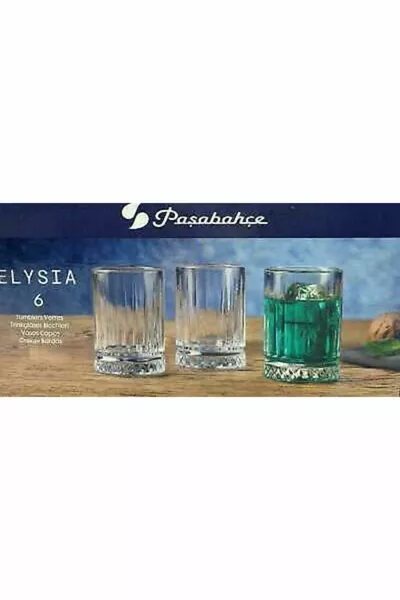 Bicchieri da Shot in Cristallo Elysia, Bicchieri d'Acqua da  cc per Caffè, Set da 6