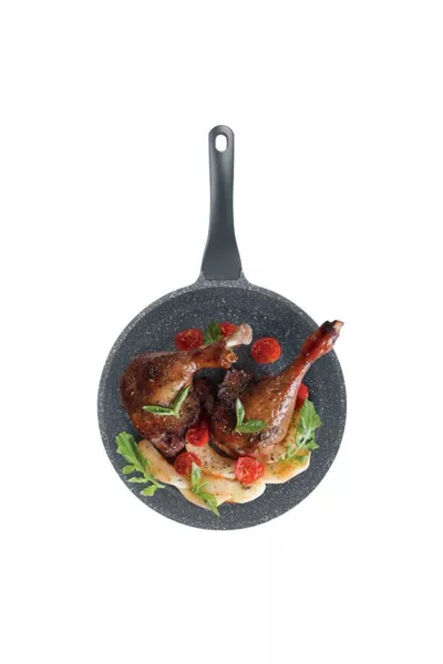 Aluminium Gietijzeren 2-delige Pannenset  cm en  cm Vierkante Pan / Grijs