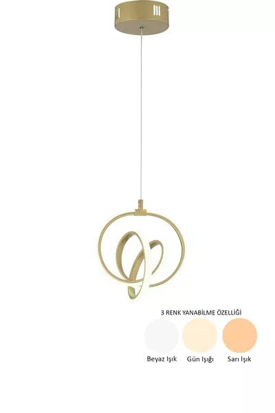 ثريا فالينس المفردة القديمة بثلاثة ألوان مع ضوء LED للطاقة لغرفة المعيشة والمطبخ والغرفة والردهة