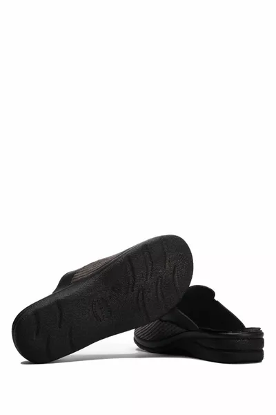 Pantoufles en cuir pour hommes