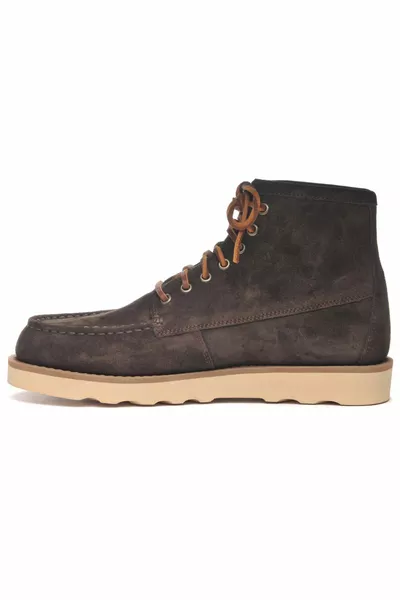 Mid Men's Suede Leather Short Boots