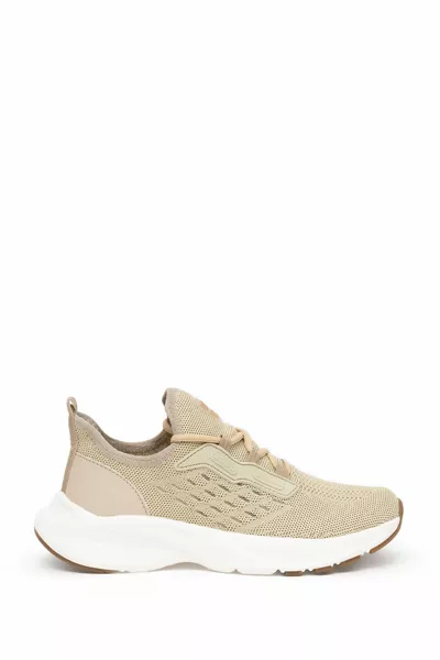 Beige Turnschuhe für Damen 