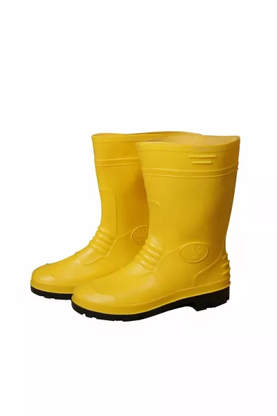 مجموعة أحذية معطف واق من المطر أصفر ، مجموعة معطف واق من المطر من 2