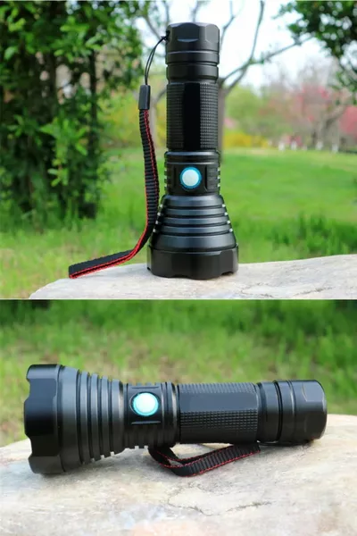 Дальний эффективный ударопрочный водонепроницаемый долгосрочный легкий профессиональный туристический фонарь