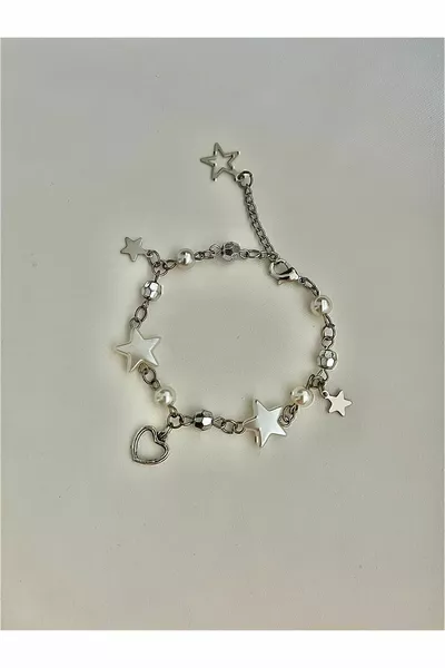 Herzperle Stern Fairycore Armband