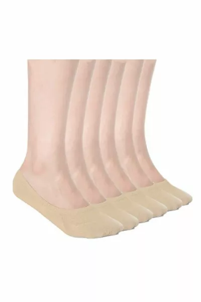 5-Pack Unisex Bamboo Seamless Silicone Ballet Socks (invisible)