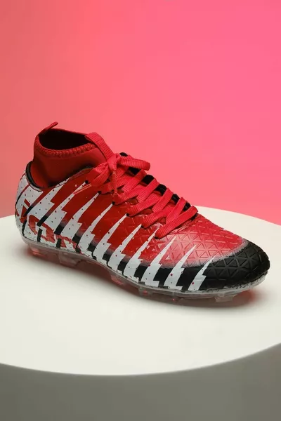 ليو شفاف وحيد الرجال Astroturf الميدان والعتاد أحذية كرة القدم