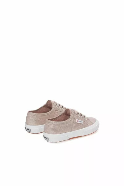 -lamej Mädchen Rosa Platin Ankle Sneakers