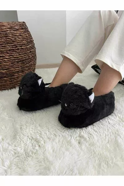 باندوف لطيف القط أحسب الشتاء مريحة لينة البيت الأحذية أحذية البيت