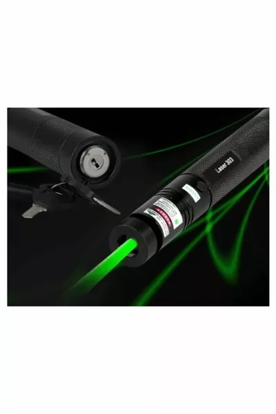 Nouveau modèle - Turbo X Green Rechargeable Laser Pointer Metal Case Green Laser Ultra Powerful Série 
