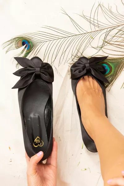 Zwarte ballerina's voor dames 