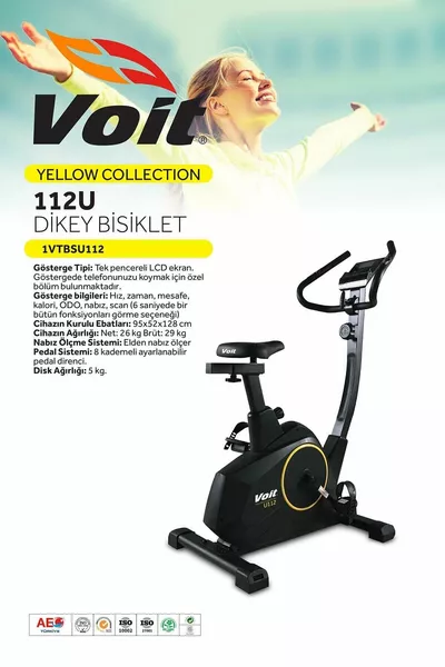 Yellow Collection Vélo d’exercice vertical u