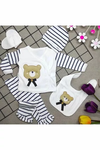 Плюшевый мишка Роскошный набор для новорожденных для выхода из больницы