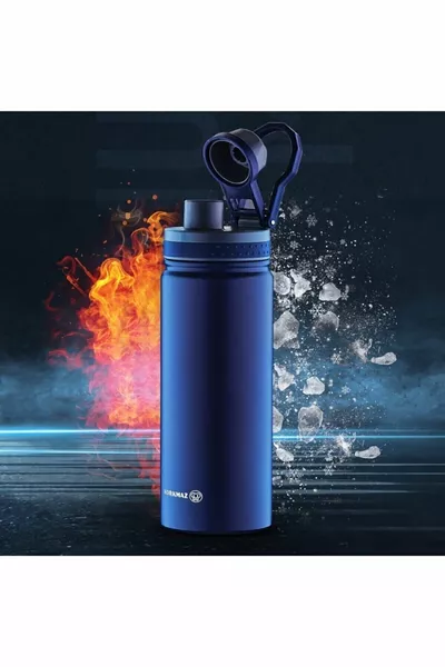 Essential Sport Тъмносин термос