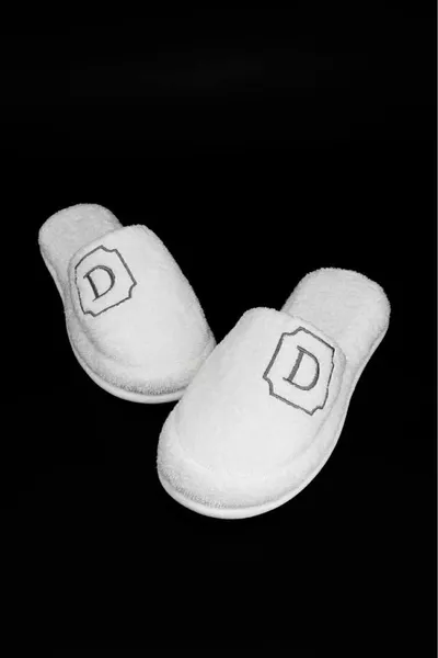 D رسالة منشفة حمام سبا هوم فندق الأمومة النعال نعال نعل سميكة