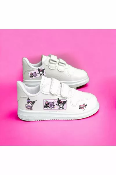 حذاء رياضي جديد لطيف لطيف كوروميني مطبوع حذاء رياضي للفتيات (قالب ضيق خفيف)