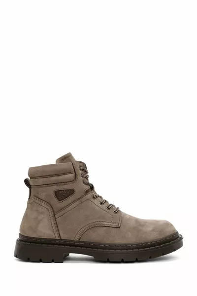 Nerz Schnürstiefel aus Nubukleder für Herren 