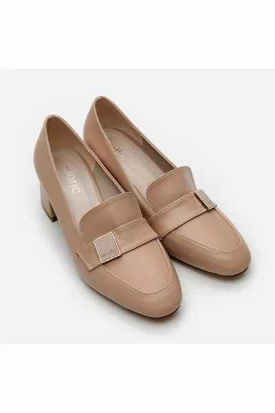 Mocassins Femme Naturel